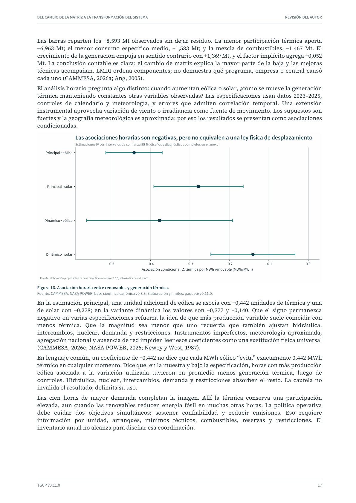 Página 18 del informe sobre el sistema eléctrico argentino